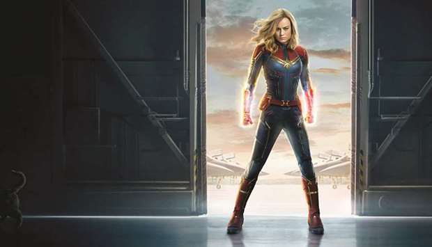 SUPERHERO: Brie Larson shows off superpowers in the MCU Captain Marvel trailer.