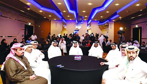 The event gathered experts in the field of tech development and was attended by senior Katara offici