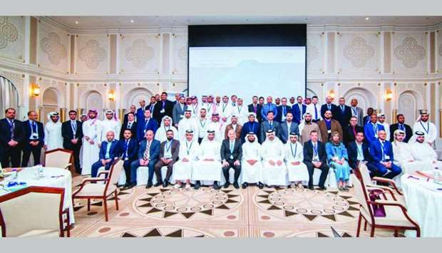 QFMA officials with training programme participants