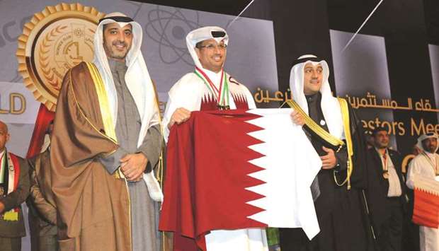 HBKU PhD student Ali Hassan al-Rashid was recognised for four inventions at the event in Kuwait.