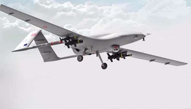 'Bayraktar TB2' is a medium altitude and long-range (MALE) tactical unmanned aerial vehicle (UAV) system.