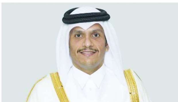 HE the Deputy Prime Minister and Minister of Foreign Affairs Sheikh Mohamed bin Abdulrahman al-Thani.