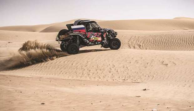 Fedor Vorobyev in action last year on his way to the FIA Baja title.