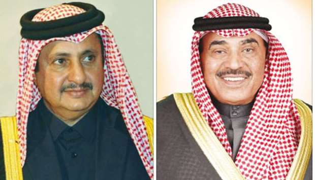 Sheikh Khalifa (left) and Sheikh Sabah: Strong fraternal relations.
