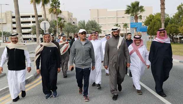 HE Speaker of the Shura Council Ahmed bin Abdullah bin Zaid Al Mahmoud stressed that the country's sports day embodies the importance of sport in the lives of people and in the society.