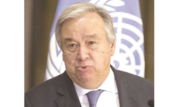 UN chief Guterres is scheduled to meet President Alvi and Prime Minister Khan, as well as Foreign Minister Qureshi, and members of parliament.