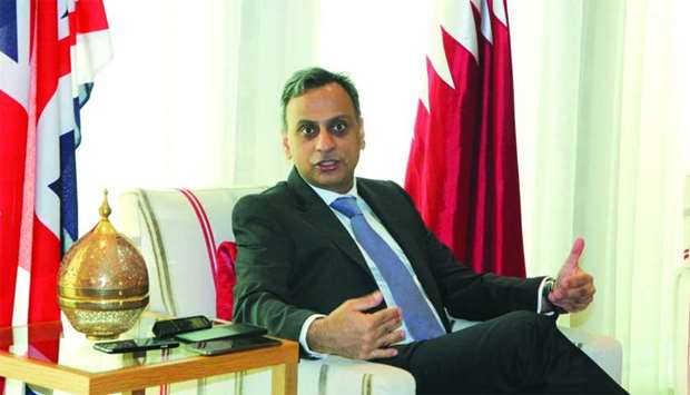 British ambassador Ajay Sharma.rnrn