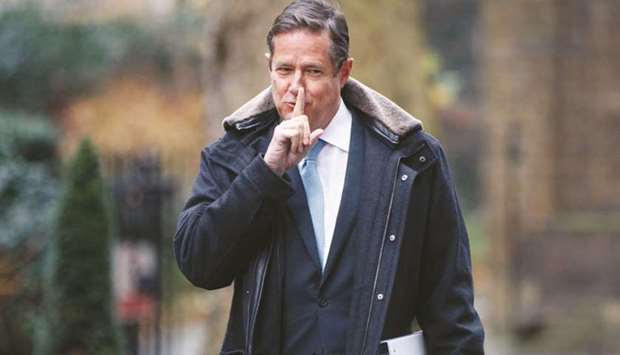Jes Staley, CEO Barclays, arrives at Downing Street for a meeting in London (file). British authorities want to know more about the bankeru2019s ties to the mysterious financier Jeffrey Epstein, who became an infamous symbol of wealth, privilege and abuse.