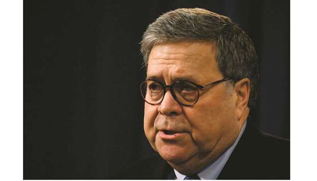 Attorney-General Barr ... eye of the storm