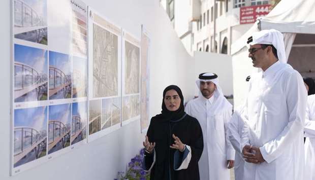 Amir visits Doha Central Development projectrnrn