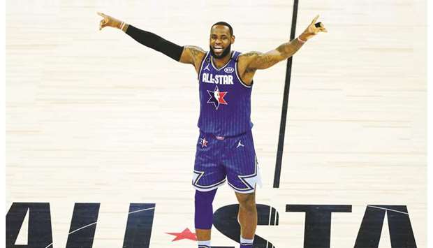 File photo of LeBron James of the Los Angeles Lakers. PICTURE: USA TODAY Sports