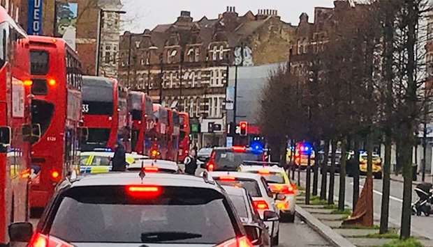 Police shoot man in London stabbing