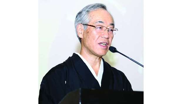 Japanese ambassador Kazuo Sunaga at the event. PICTURE: Jayan Orma