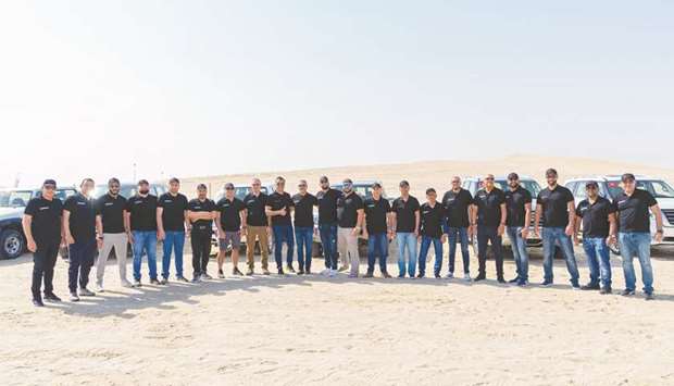 The event brought customers, VIPs, sports TV personality Khaled Jasim, social media influencer Mohamed Rashed al-Sulaiti and other media representatives together led by Qatari international rally champion Adel Hussein Abdulla.