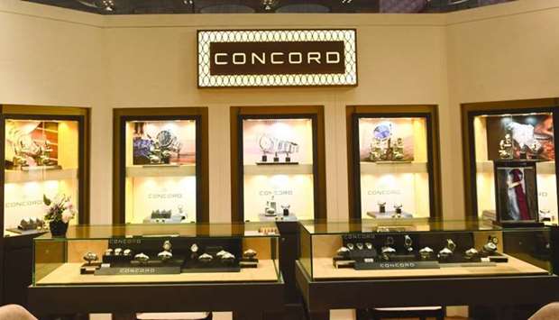 The Concord booth and some of the watches on display. PICTURES: Shemeer Rasheed