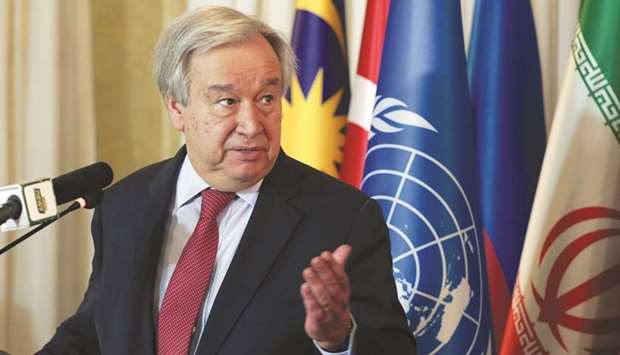 Guterres: A perverse political arithmetic has taken hold: divide people to multiply votes.