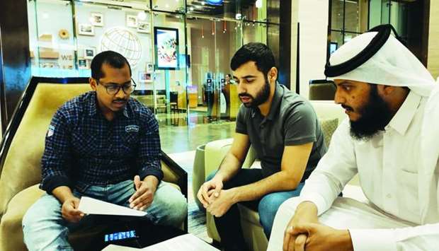 The four-member team of Patrix consists of Ali Abbas Mohamed, Mohamed Khodadady, and Mohamed Hamid Elfadl, all mobile application developers, and Fahad al-Naimi, a chemical engineering graduate of Qatar University and a project manager at Qatar Shell.
