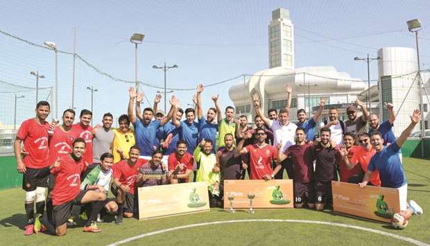 Winners of the annual al khaliji Football Tournament.