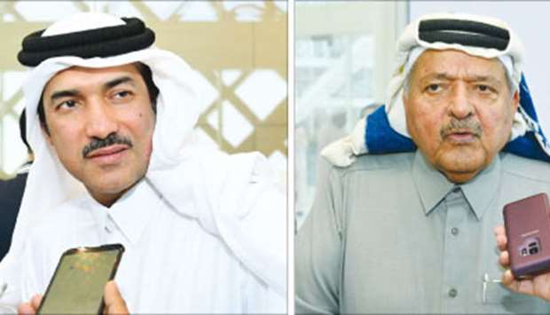 HE al-Sayed and HE Sheikh Faisal: Qatar has emerged a robust economy despite the blockade. PICTURES: Ram Chand