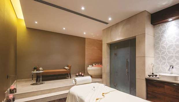 A treatment suite at Al Messila Retreat.