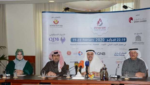 Press conference held at the headquarter of the Kuwait Chamber