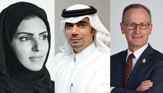 Fatma Hassan Alremaihi, Hussein al-Abdulla and Dr Tom Hawkins