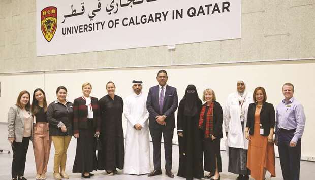 Dr Deborah White (fourth from right) and Dr Khalid El-Awad (sixth from right) with other presenters and attendees at the recent Interprofessional Immunisation Training programme.