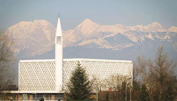 Sloveniau2019s first mosque opened its doors in the capital Ljubljana on February 3, more than 50 years after the initial request to build it was made. Muslims in the predominantly Catholic Alpine country first filed a request to build a mosque in the late 1960s while Slovenia was still part of the former Communist Yugoslavia. The community received permission 15 years ago, but ran into opposition from right-wing politicians and groups, as well as financial troubles. Below: A general view of prayer room inside the mosque, designed by the Bevk Perovic Arhitekti architecture firm.