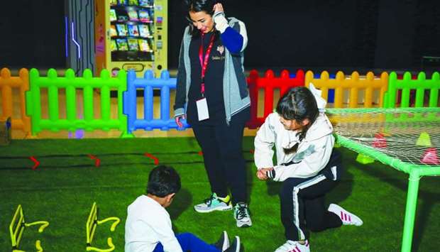 The NSD activities at Doha Festival City caters to different age groups