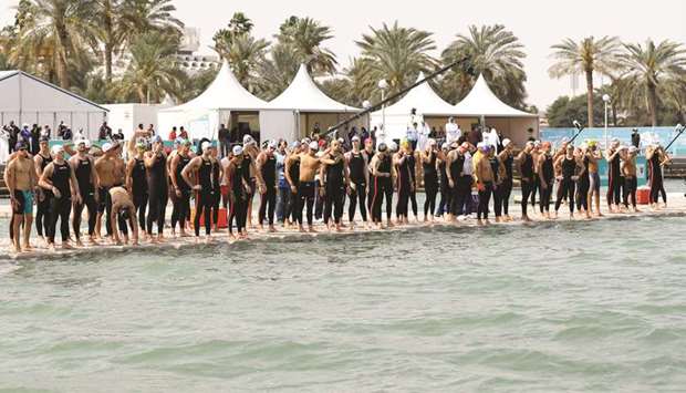 Participants line up for last yearu2019s edition of the event.
