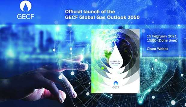 The Gas Exporting Countries Forum will be launching the latest edition of its flagship GECF Global Gas Outlook 2050 (GGO) on February 15 at 3pm Doha time, with the presence of energy stakeholders from around the world