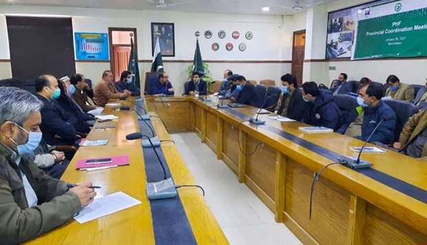 QC attended a coordination meeting organised by the Pakistan Humanitarian Forum in cooperation with Provincial Disaster Management Authority in Baluchistan.