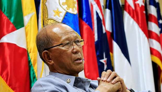 Philippine Defence Secretary Delfin Lorenzana