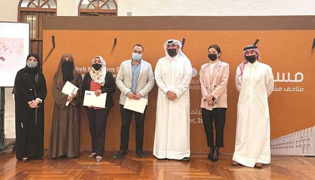 Winners of Msheireb Museums Design Competition with officials.