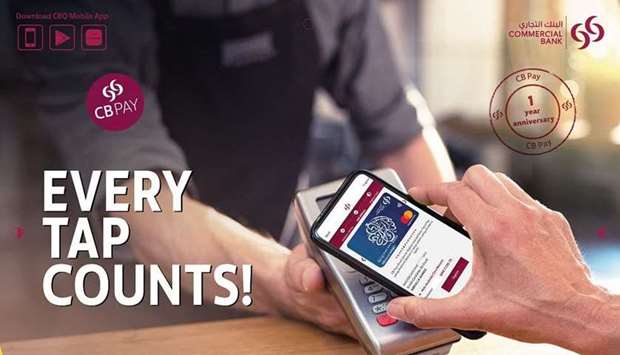 Commercial Bank has launched u2018Tap Nu2019 Earn,u2019 an exciting campaign encouraging CB customers to pay by tapping their mobile phones and earn QAR 10 on every in-store transaction they make