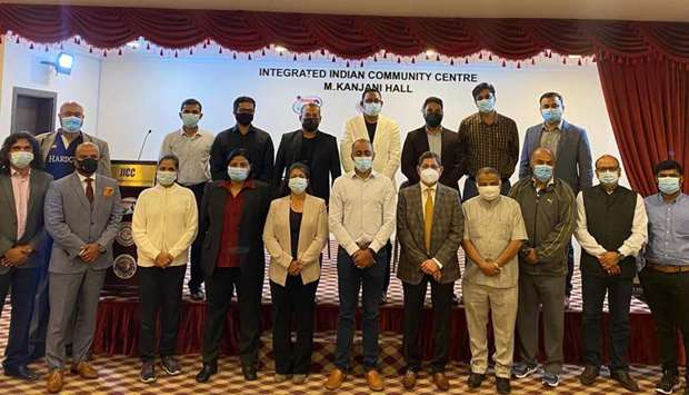 Indian Sports Centre's new managing committee and advisory council members.rnrn