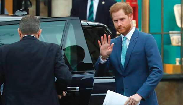 Prince Harry filed a lawsuit over reports published in October.
