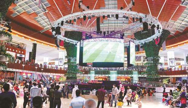 MoQ visitors can watch the matches on the giant screens at the 360 degrees Oasis stage.rnrn