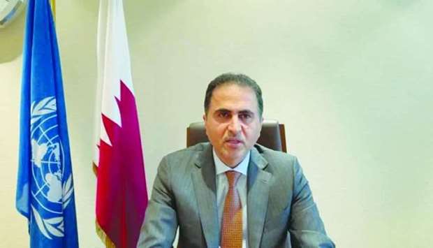 HE the Permanent Representative of Qatar in Geneva Ambassador Ali Khalfan al-Mansouri,