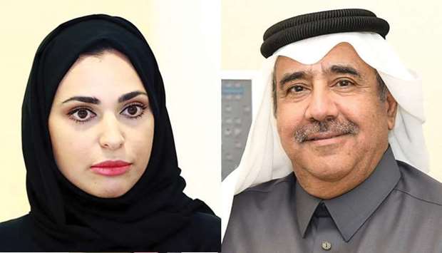 Dr Sheikha Sami Abu Sheikha and Dr Mohamed Salem al-Hassan.rnrnrnrn