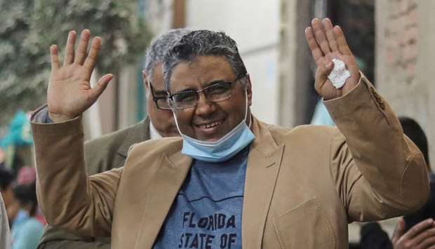 Journalist Mahmoud Hussein released by Egyptian authorities after four years in detention