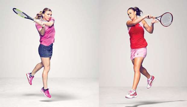Simona Halep and Ashleigh Barty