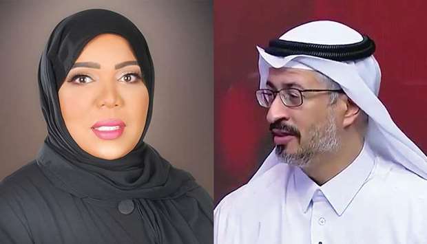Dr Hanadi al-Hamad and Dr Al Hareth al-Khater