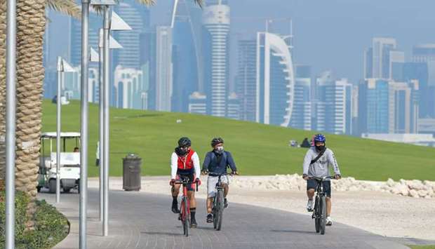 Qatar celebrates Sport Day amid precautions.  PICTURE: Ram Chand