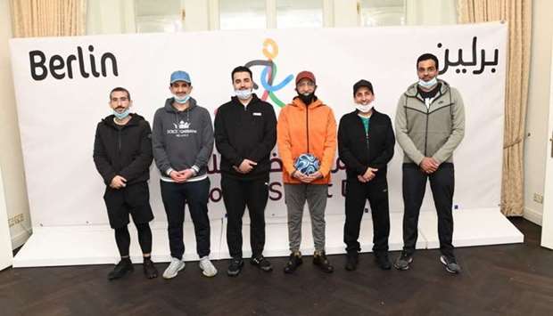 Qatar's embassy in Berlin organised sporting events which attended by ambassador Sheikh Abdullah bin Mohamed al-Thani, the diplomatic staff and embassy staff.