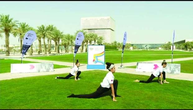 QFu2019s Qatar Reads initiative teamed up with Olympic Stars and Warrior Fit to offer a gymnastic class and a bootcamp for children.