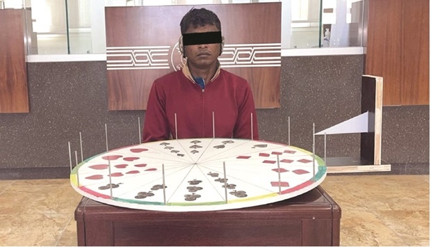 As a video showing a person playing gambling went viral, the relevant authorities verified the authenticity of the video and, after necessary investigations, arrested the accused.