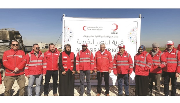 The QRCS delegation toured the u201cTurkish Red Crescent Sevgi Butiq Shopu201d in Jarabulus.