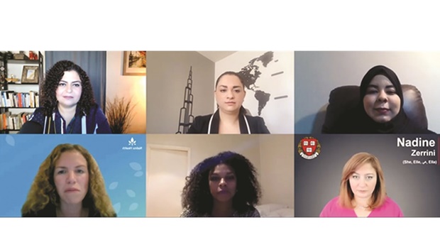 Panel of experts during the virtual forum titled u2018Womenu2019s Roundtable: Starting, Growing, Scaling a Businessu2019, hosted by the Founder Institute.
