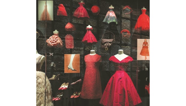 Unique items from the Christian Dior: Designer of Dreams exhibition.